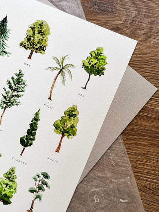 Green Trees Sheet
