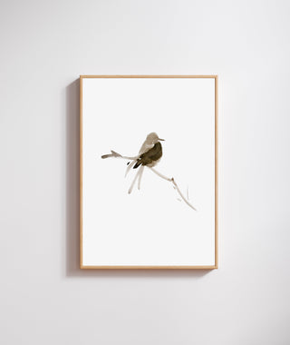 The Sumi Art Print - Bird 🖤
