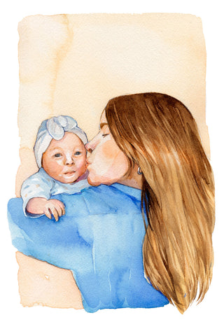 Custom Watercolor Portrait