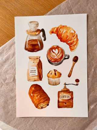 The Coffee & Breakfast Print