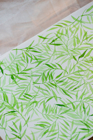 Green leaves