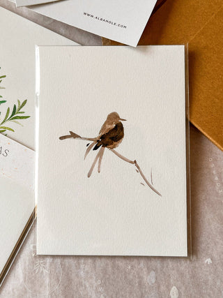 The Sumi Art Print - Bird 🖤