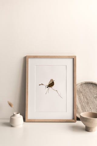 The Sumi Art Print - Bird 🖤