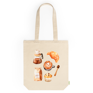 Bolsa Totebag "Desayuno con Café"