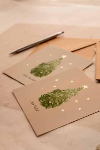 Postal Bon Nadal Arbre