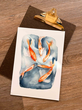 The Pond Fish Print