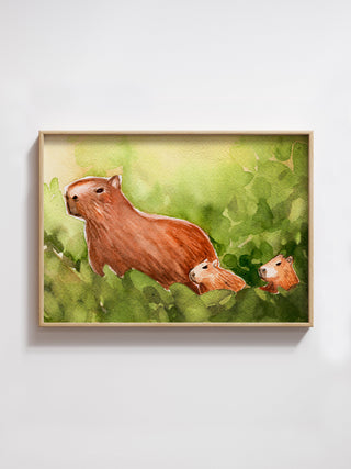 Lámina Capibaras