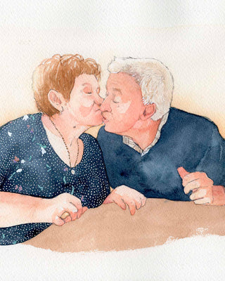 Retrato Personalizado en Acuarela