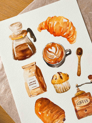 The Coffee & Breakfast Print