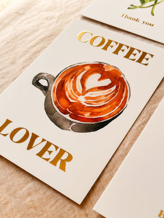 'Coffee Lover' Postcard
