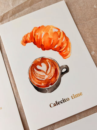 The 'Cafecito Time' Postcard