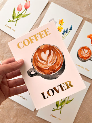 'Coffee Lover' Postcard