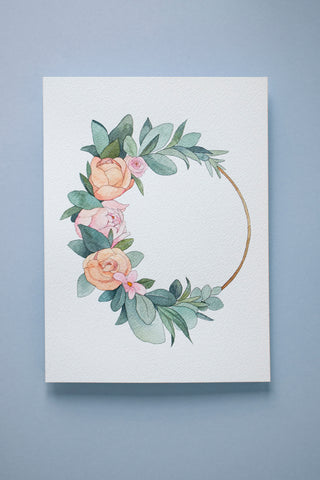 Corona floral 🌺