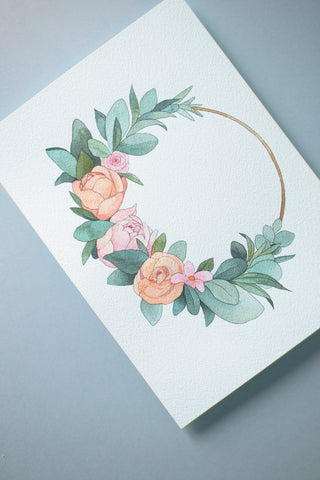 Corona floral 🌺