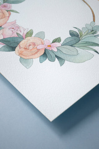Corona floral 🌺